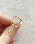 Life in Circle Ring - 14k Solid Gold