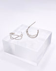 Dragonfly Hoop Stud Earrings