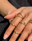 Life in Circle Stackable Ring