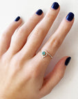 Spark Ring - Apatite