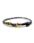 Pharoah 18k and Diamond Bangle