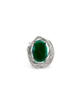 Sculpture Ring - Green Onyx