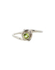 Spark Ring - Sterling Silver, Peridot