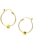 Maru Ribbon - Hoop Earrings - Small