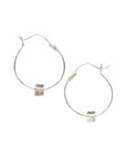 Maru Ribbon - Hoop Earrings - Small