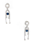 Sterling Silver London Blue Topaz Drop Earrings