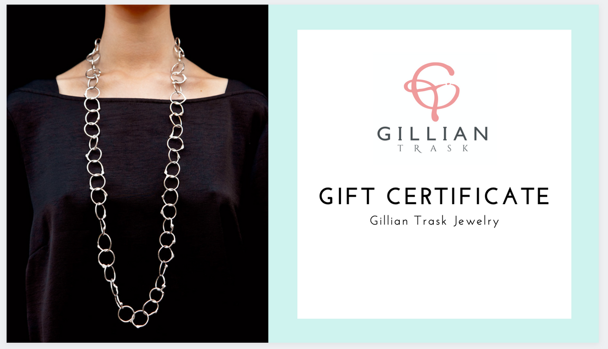 Choose Your Silver Jewelry Gift Card Gillian Trask