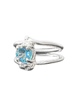 Unity Ring - Sterling Silver, Blue Topaz