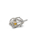 Sculpture Ring - Sterling Silver, Anastasia Topaz