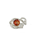 Sculpture Ring - Sterling Silver, Anastasia Topaz