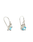 Rhythm Drop Earrings - Swiss Blue Topaz