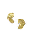 Maru Ribbon Gold Vermeil Large Wrap Earrings
