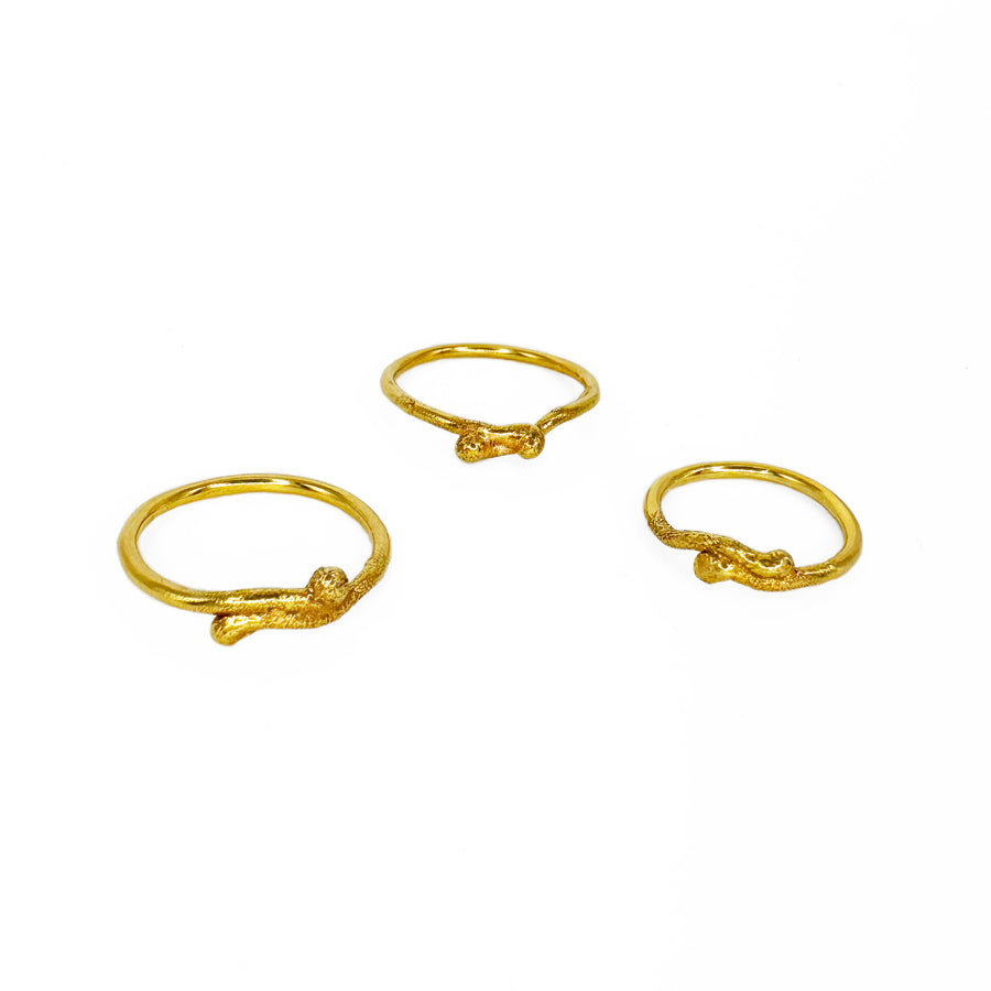 Iso Gold Vermeil Stackable