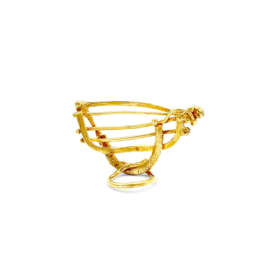 Harp Ring - Gold Vermeil