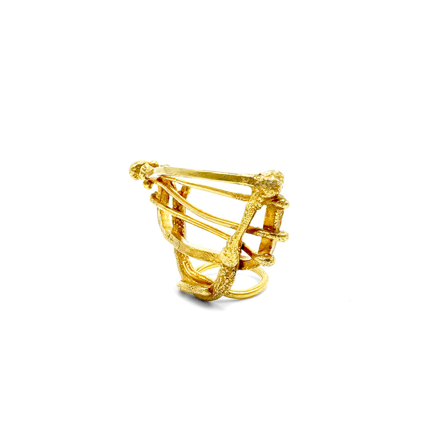 Harp Ring - Gold Vermeil