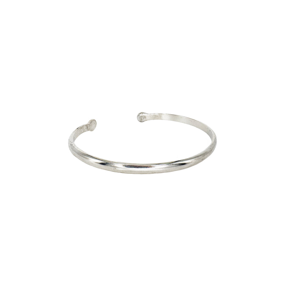 Sterling 6g Half Round Bangle