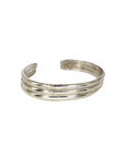 Sterling Wide Triple Cuff