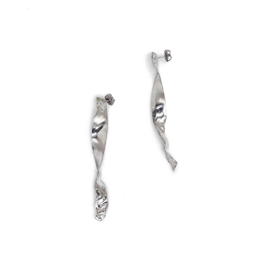 Maru Ribbon - Trail Stud Earrings