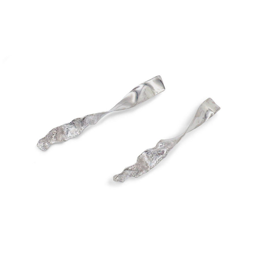 Maru Ribbon - Trail Stud Earrings