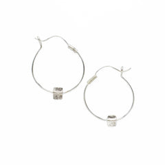 Maru Ribbon - Hoop Earrings - Small