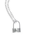 Sterling Silver Unlocked Charm Necklace