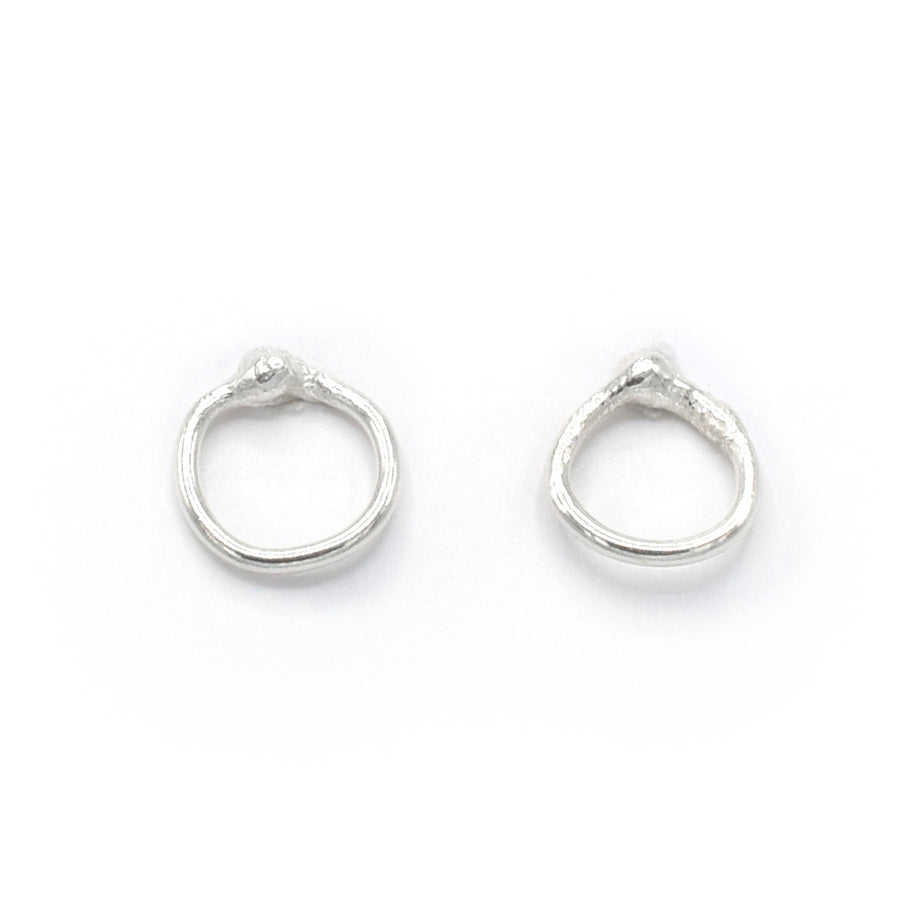 Iso Sterling Silver Stud Earrings in Women's Jewelry
