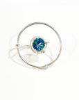 Sterling Silver Rainbow Topaz Star Ring